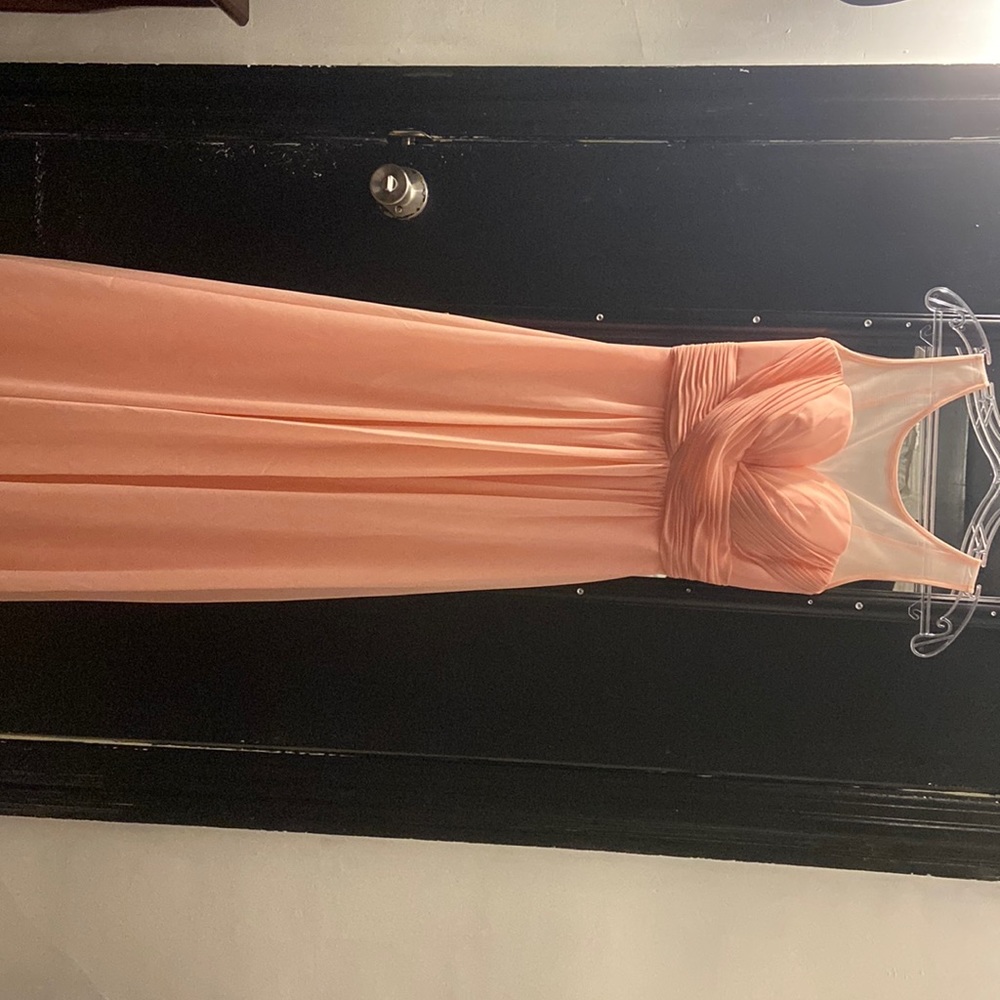 Light pink dress size 00 with scarf
